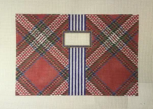 * SCT Designs KCD4153R Tartan Plaid Clutch- Red