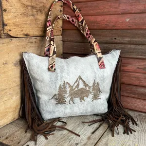 029 June - Grey Brindle w/ Summit Fire & Buffalo Scene Design