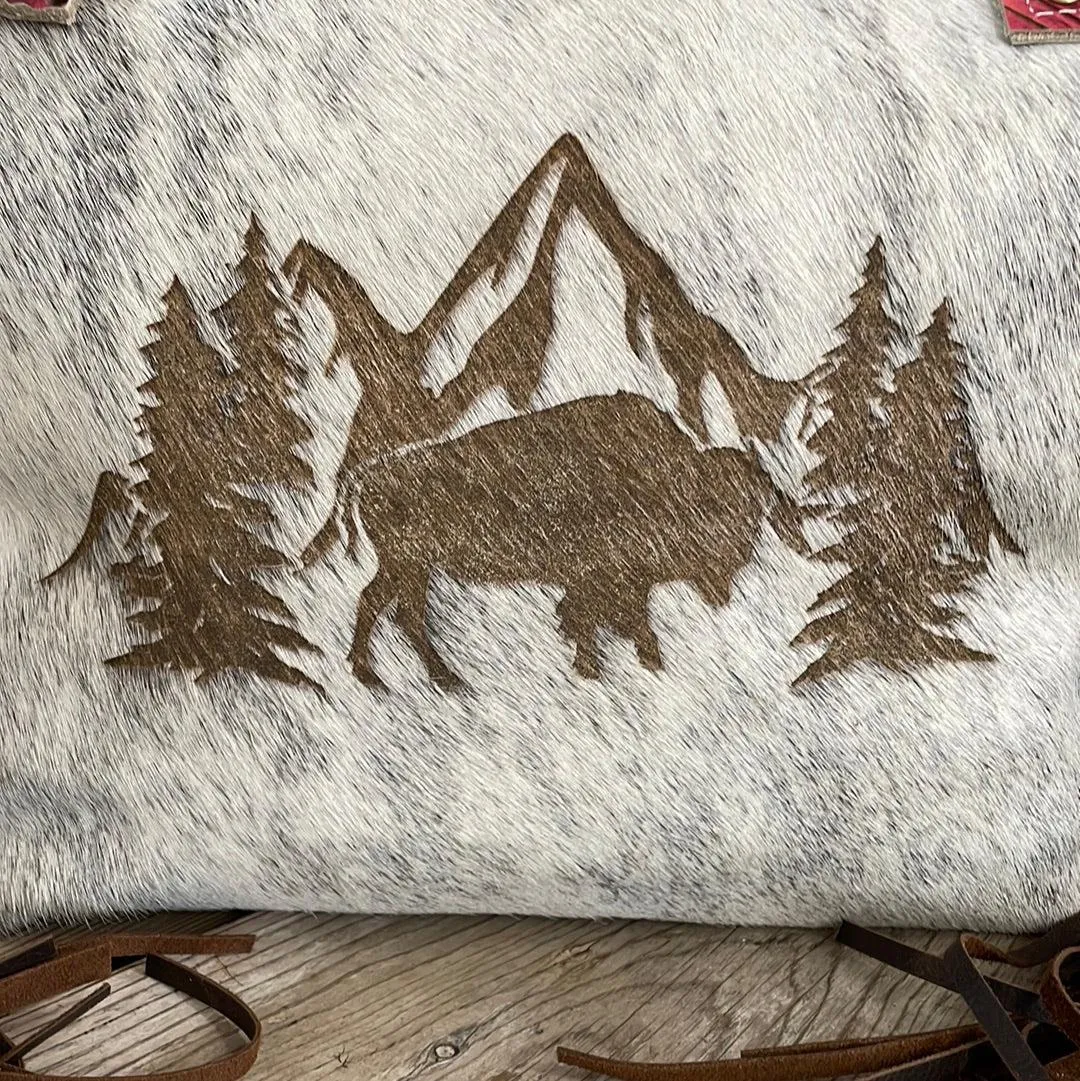 029 June - Grey Brindle w/ Summit Fire & Buffalo Scene Design