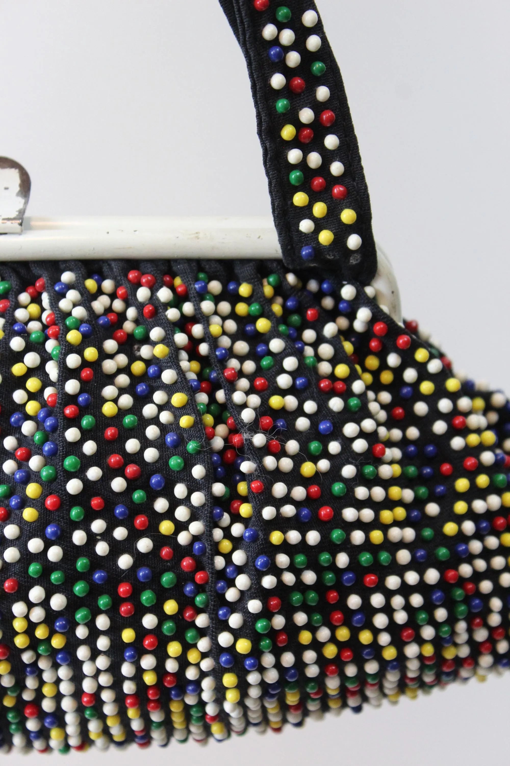 1950s CANDY BEADED handbag purse | new fall winter