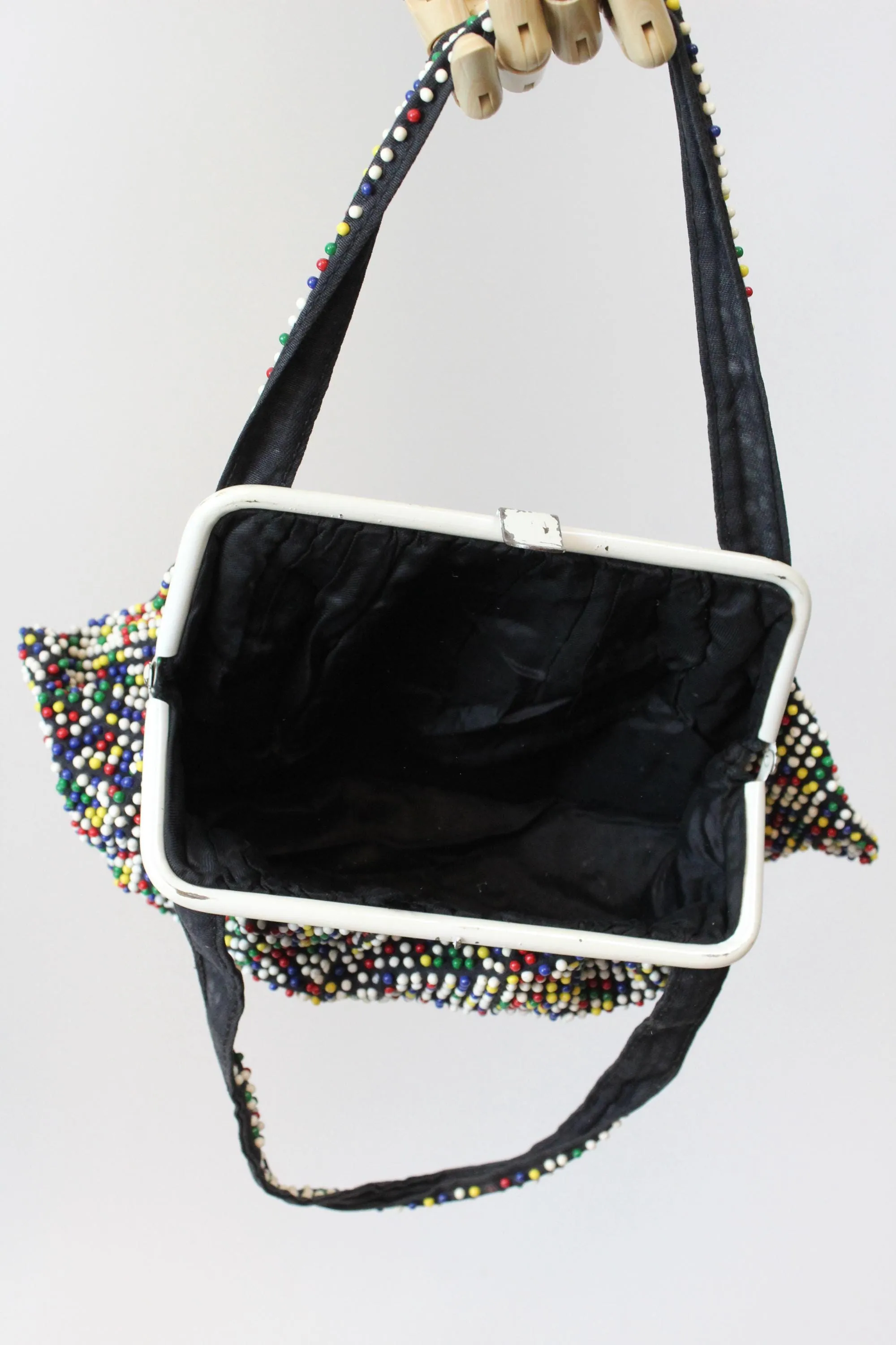 1950s CANDY BEADED handbag purse | new fall winter