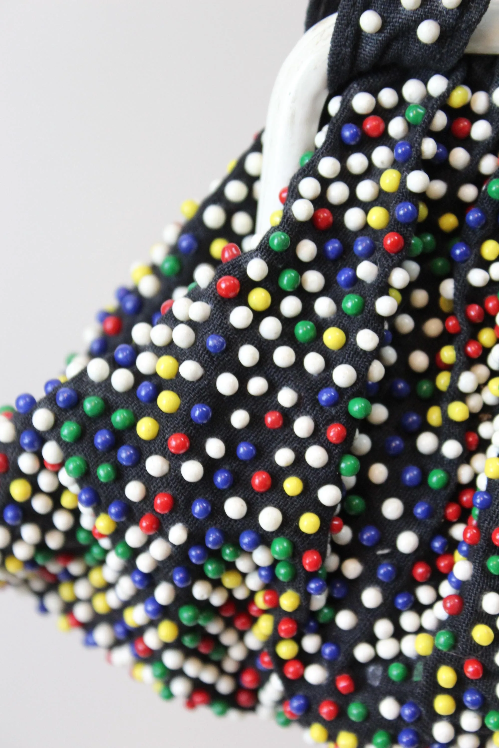 1950s CANDY BEADED handbag purse | new fall winter