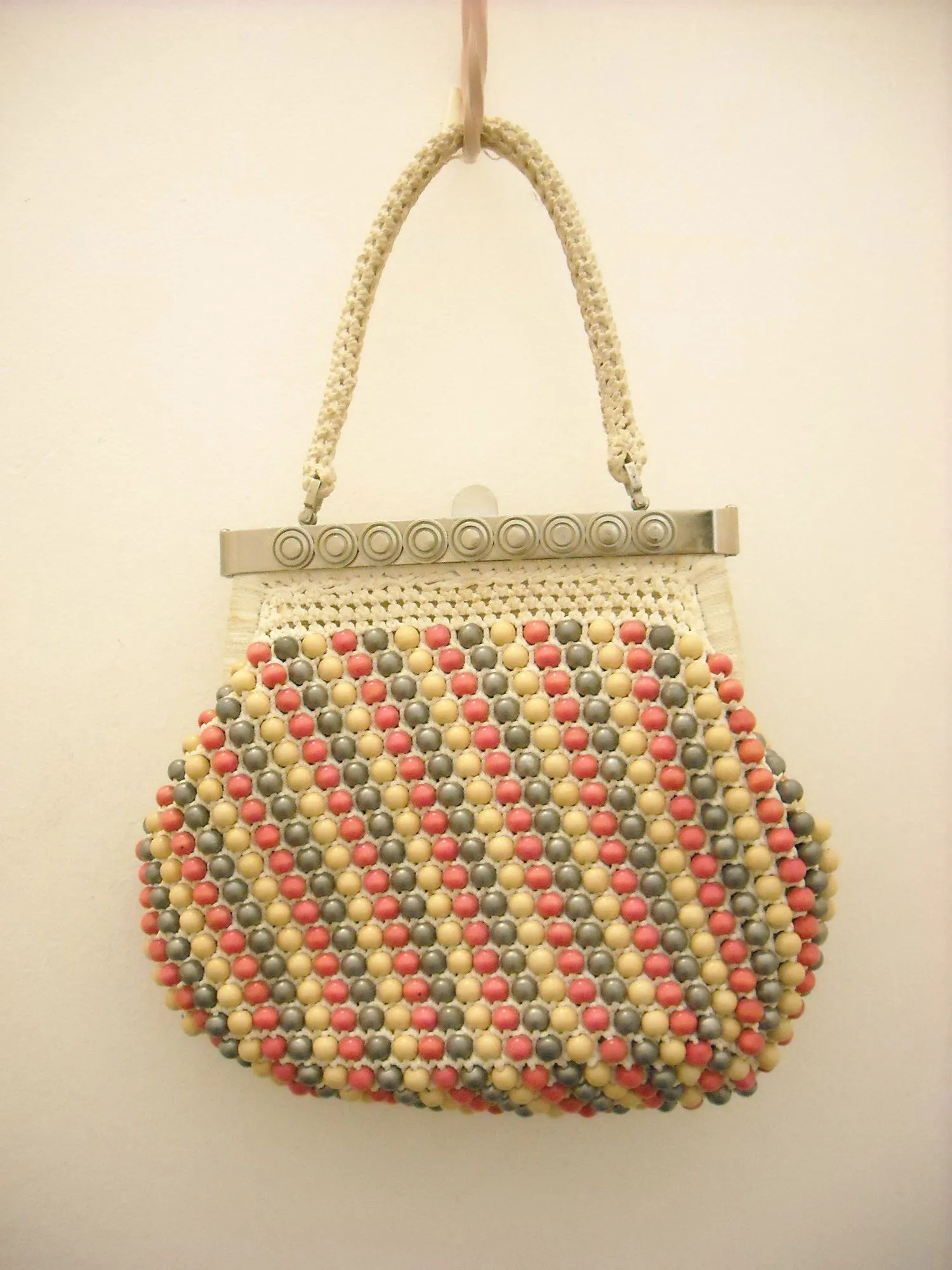 60's Bead Power! Vintage Bag