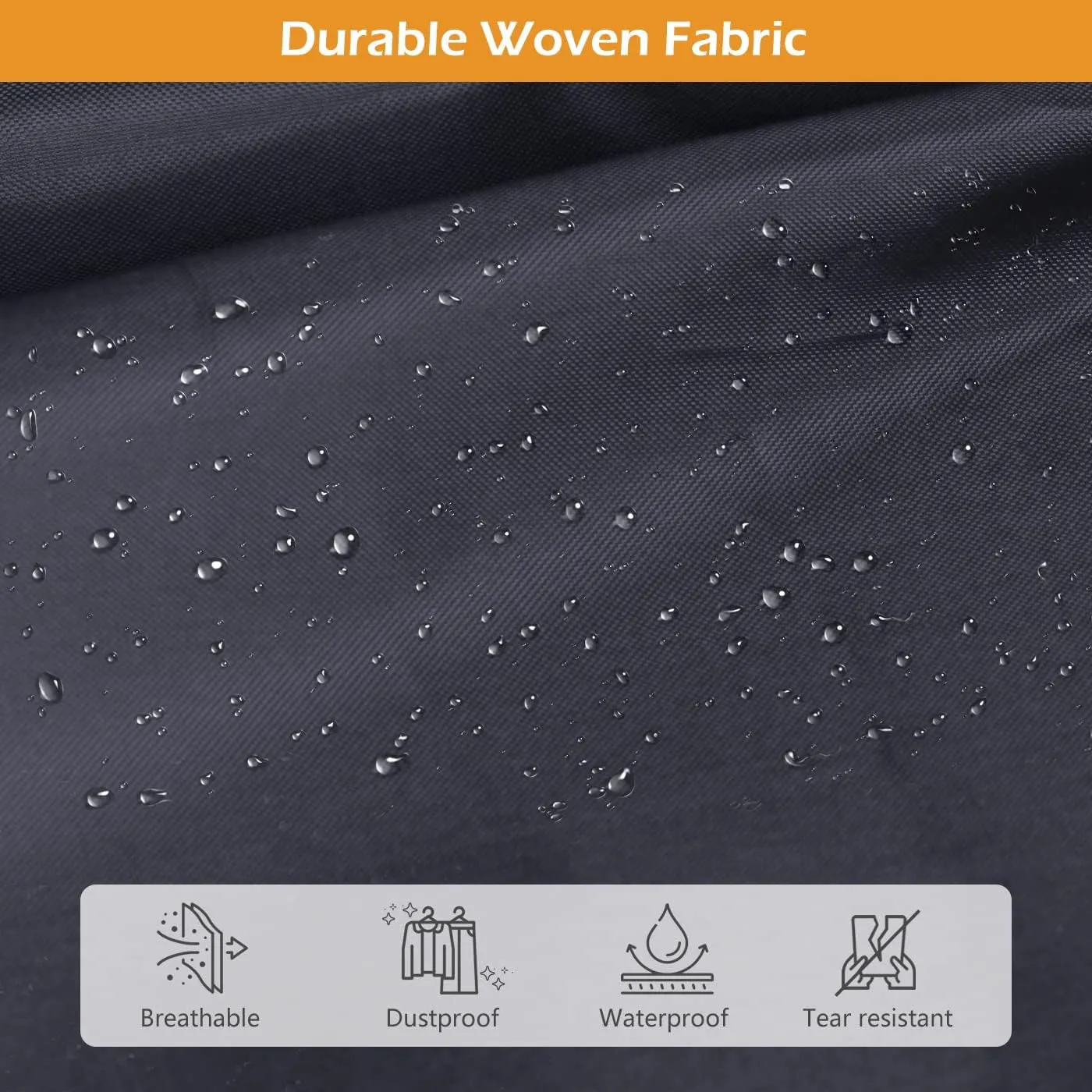 65" Waterproof Garment Bags 2 Packs for Gowns Tuxedos Coats Wedding Dress