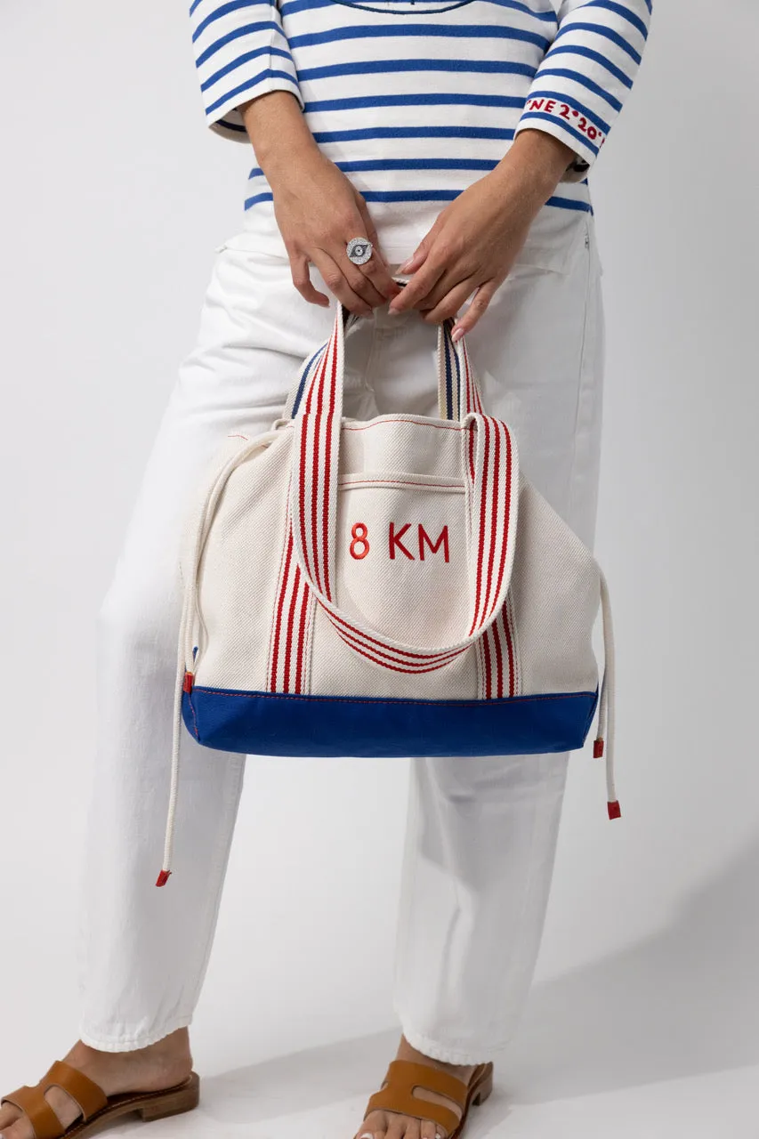 8 KM Canvas Tote Bag Solid