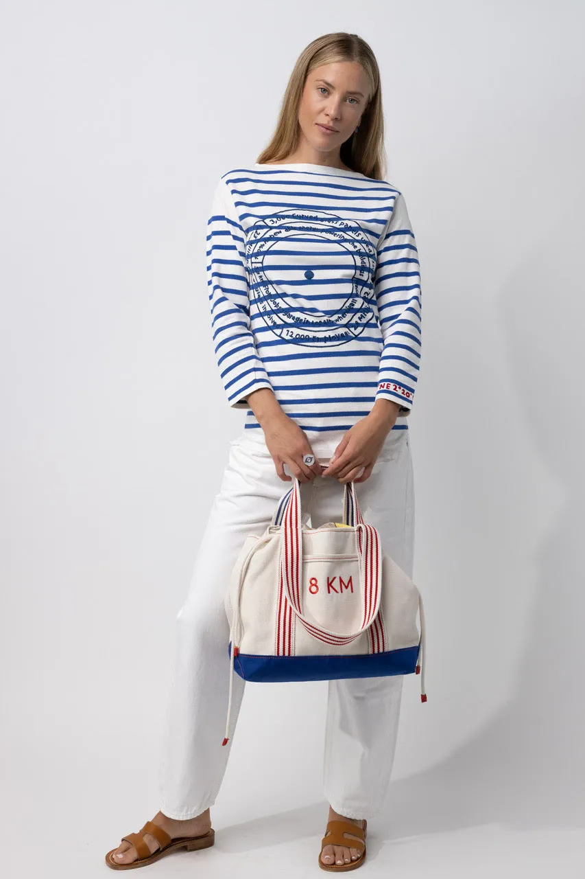 8 KM Canvas Tote Bag Solid