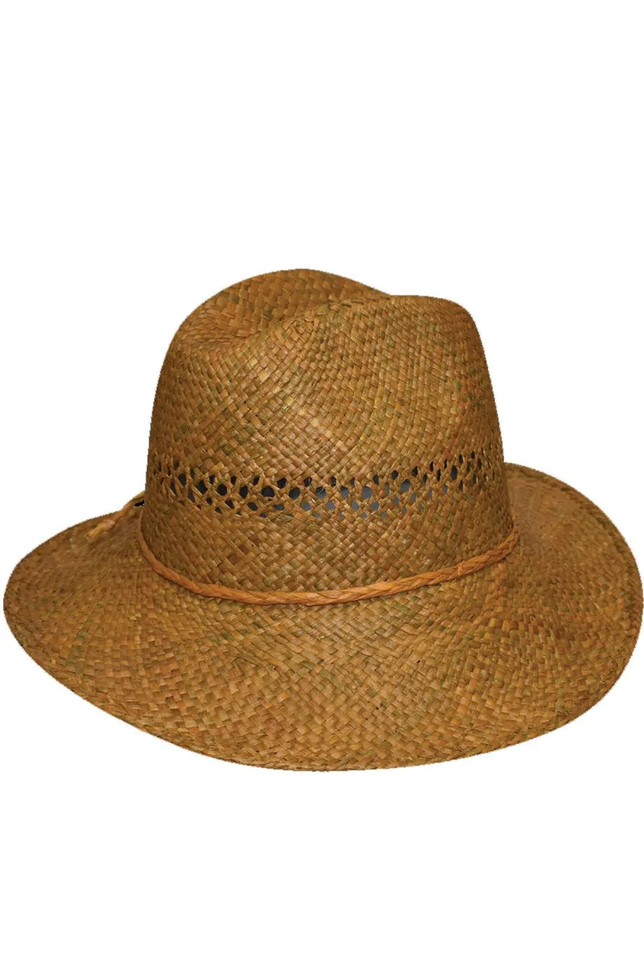 Agerta Brown Handmade Madagascar Hat