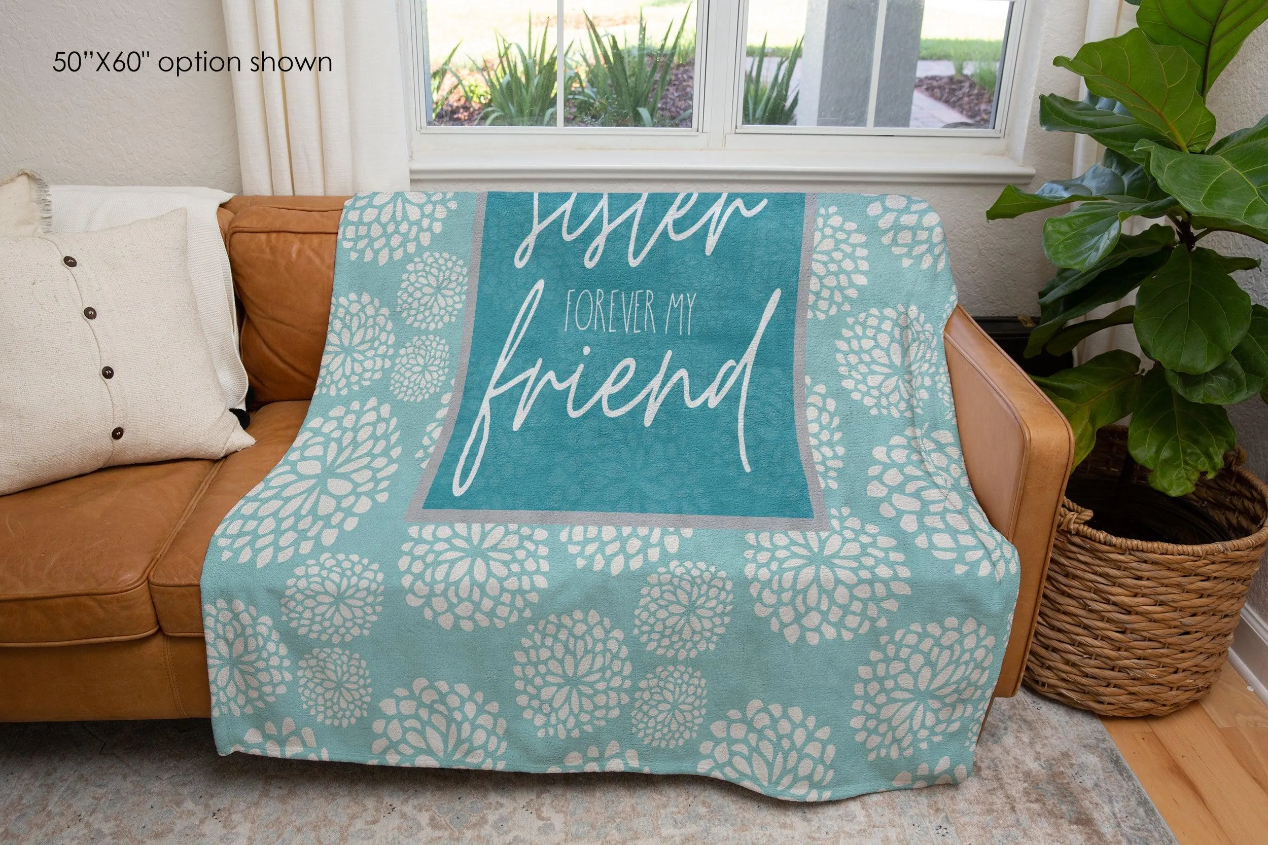 Always My Sister Forever My Friend Blanket