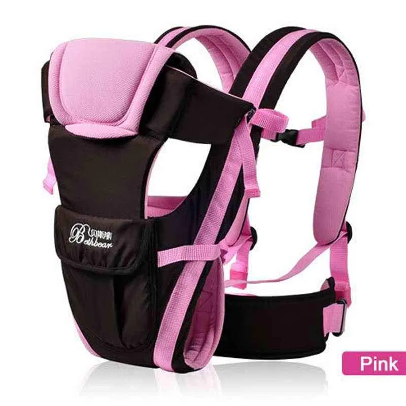 Baby Carrier 0-24 Months 4 in 1 Infant Comfortable Sling Backpack Pouch Wrap Baby