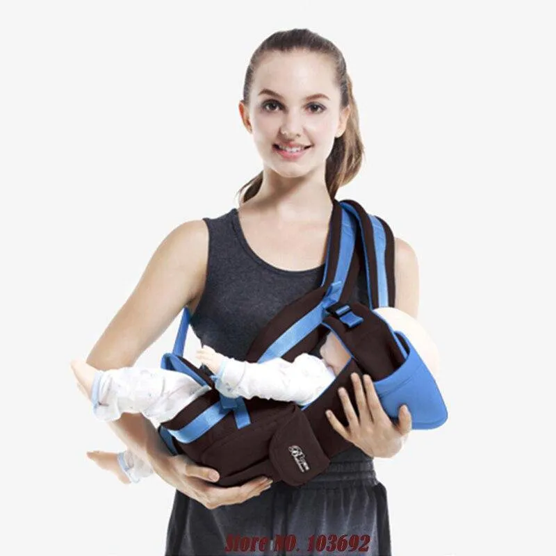 Baby Carrier 0-24 Months 4 in 1 Infant Comfortable Sling Backpack Pouch Wrap Baby