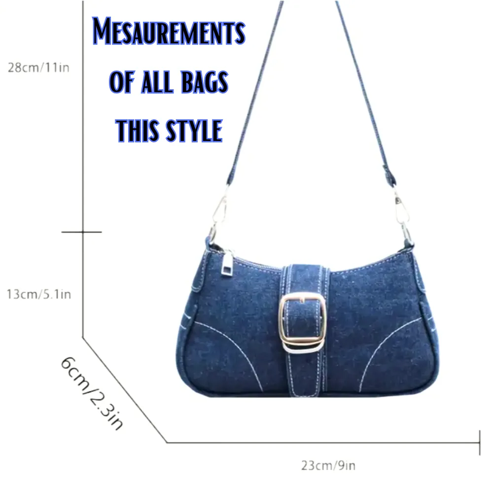 Baguette Handbag Textured SILVER, Double Strap Chain/Buckle Detail Stitch Detail