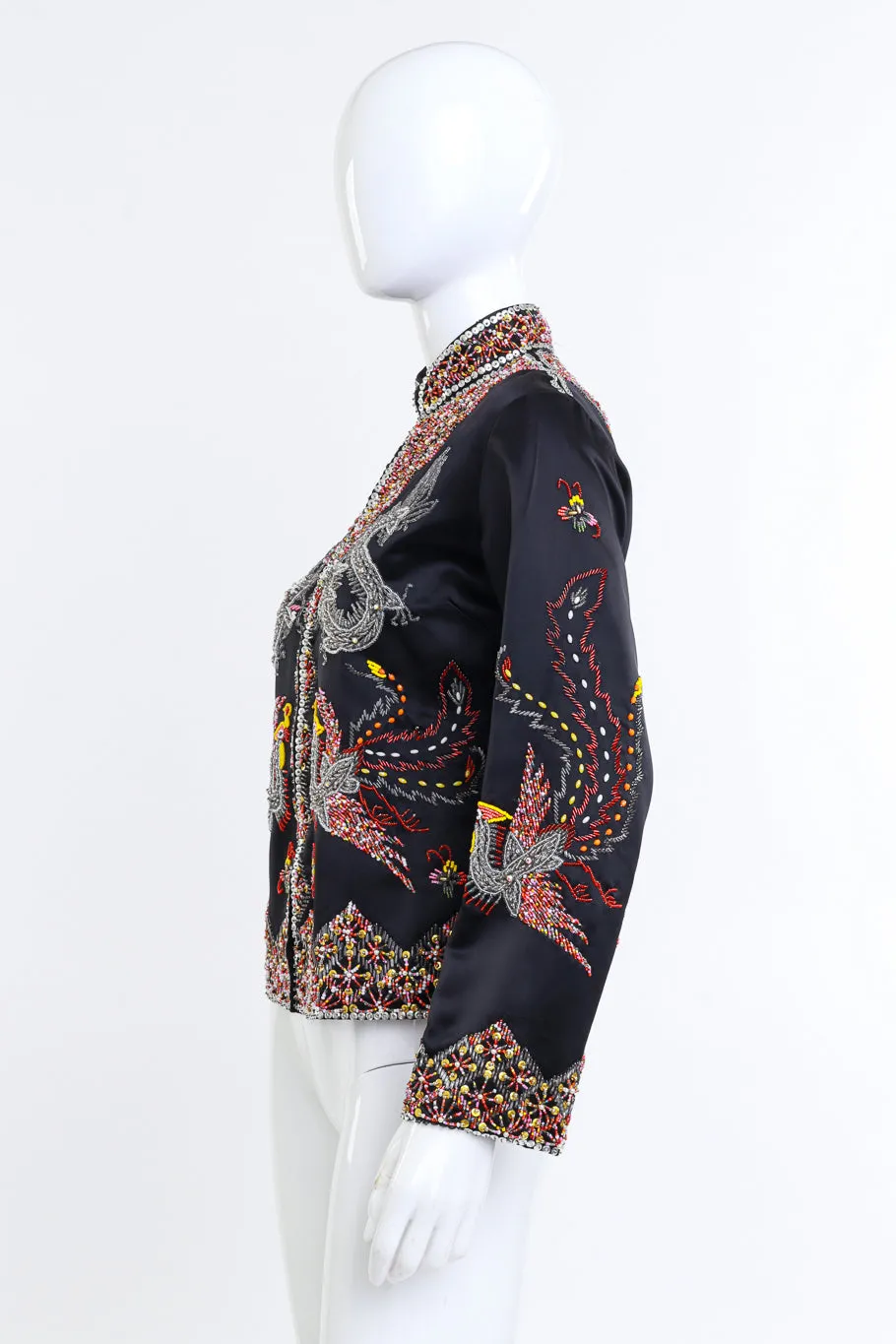Beaded Dragon & Phoenix Jacket