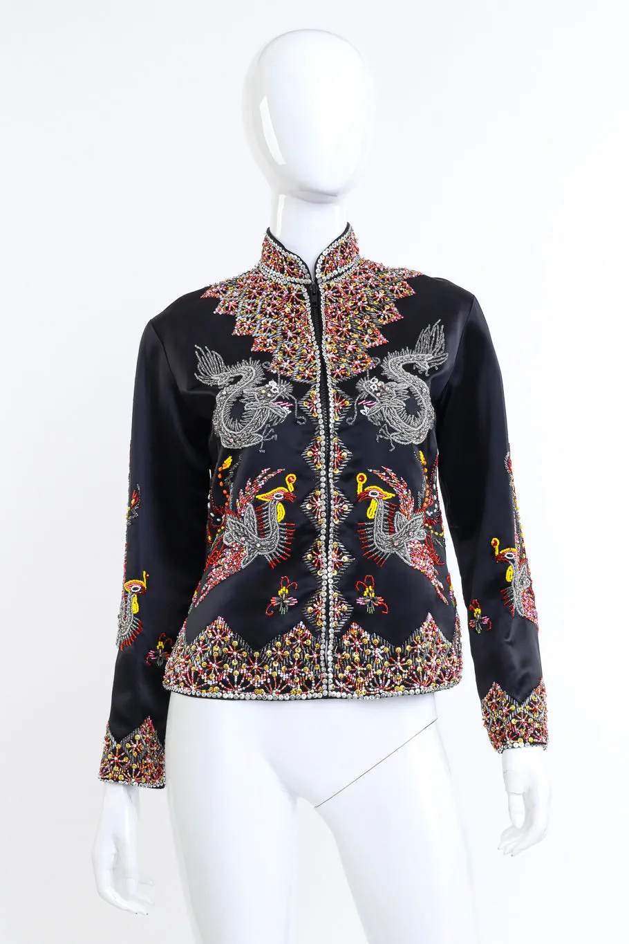 Beaded Dragon & Phoenix Jacket