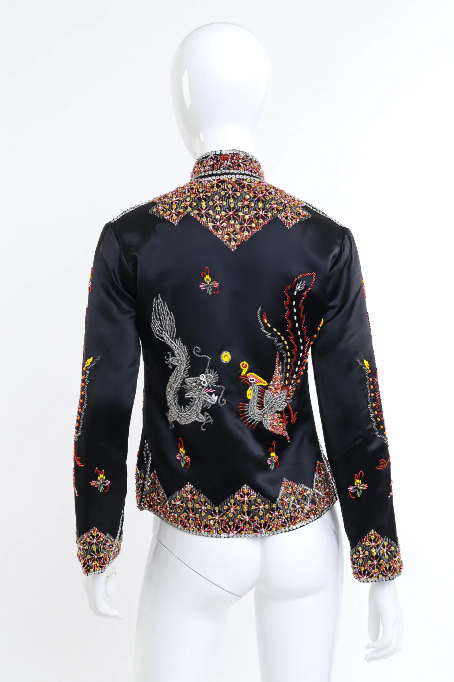 Beaded Dragon & Phoenix Jacket
