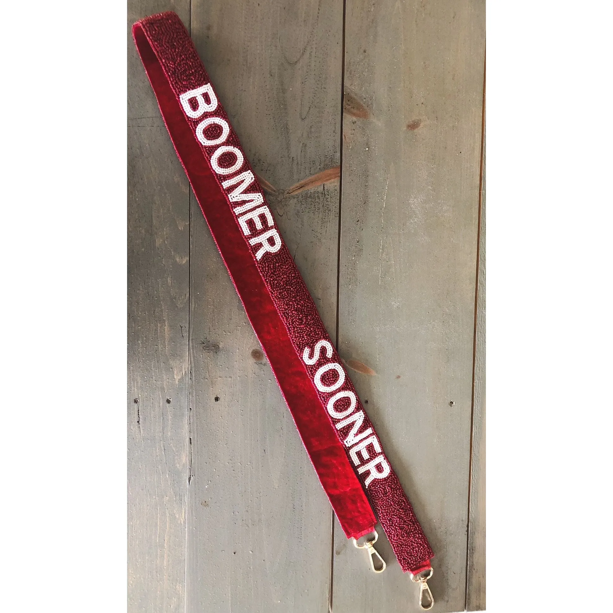Beaded Game Day Mascot Purse Straps