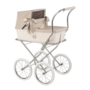 Bebelux 'Sweet Beige' Spanish Doll's Pram & Bag 3400-BE