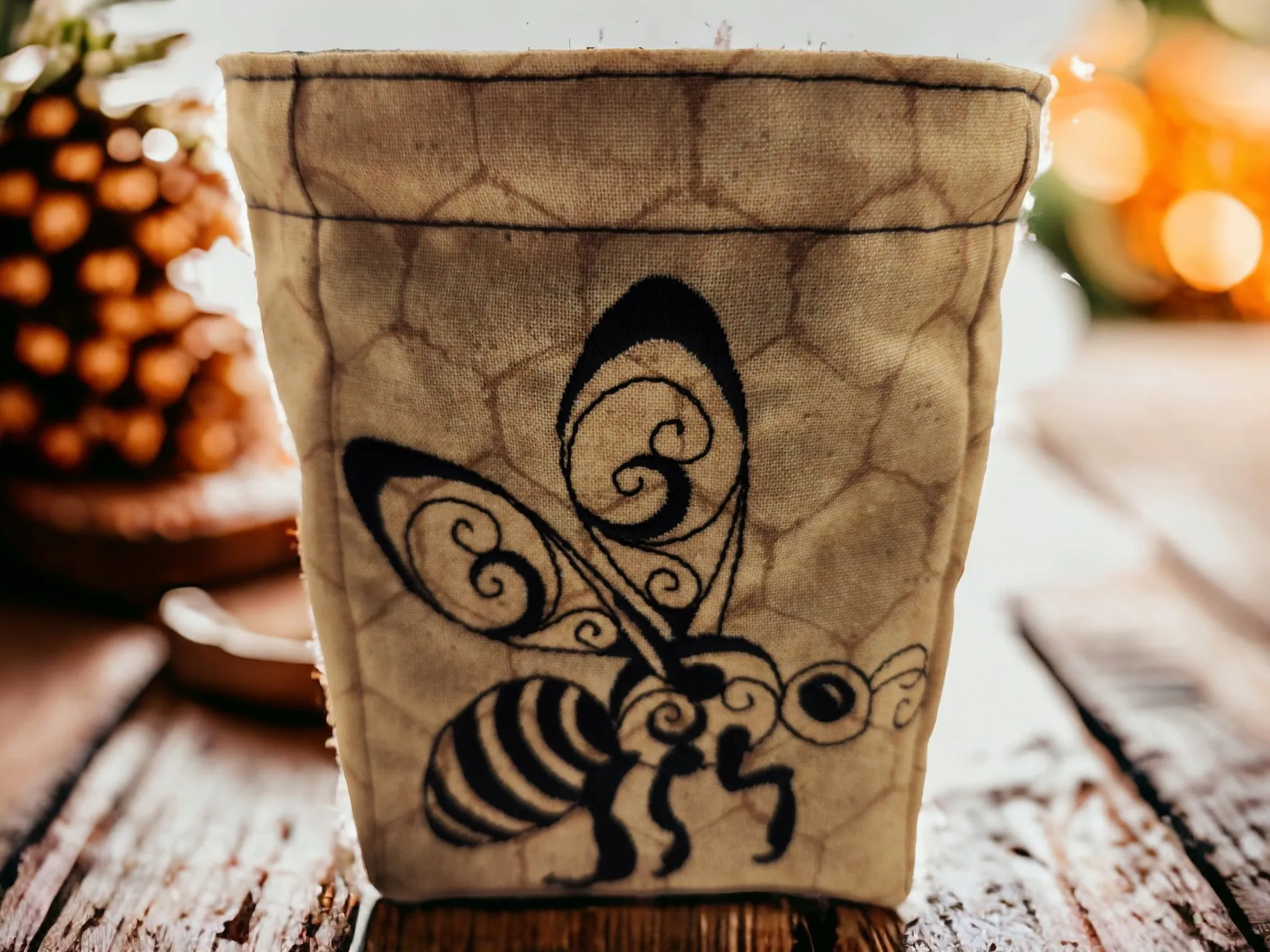 Bee in Flight Dice Bag