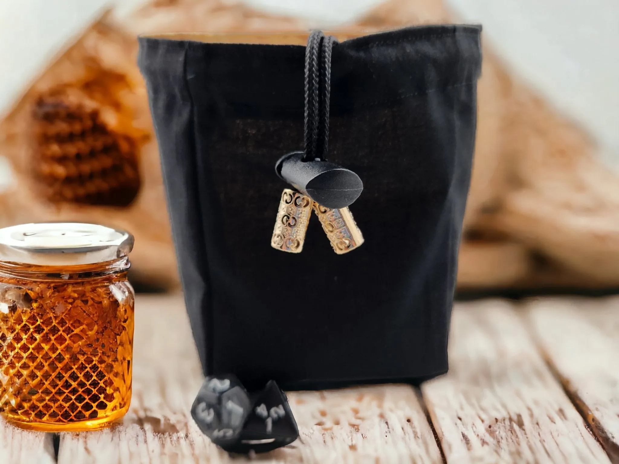 Bee in Flight Dice Bag