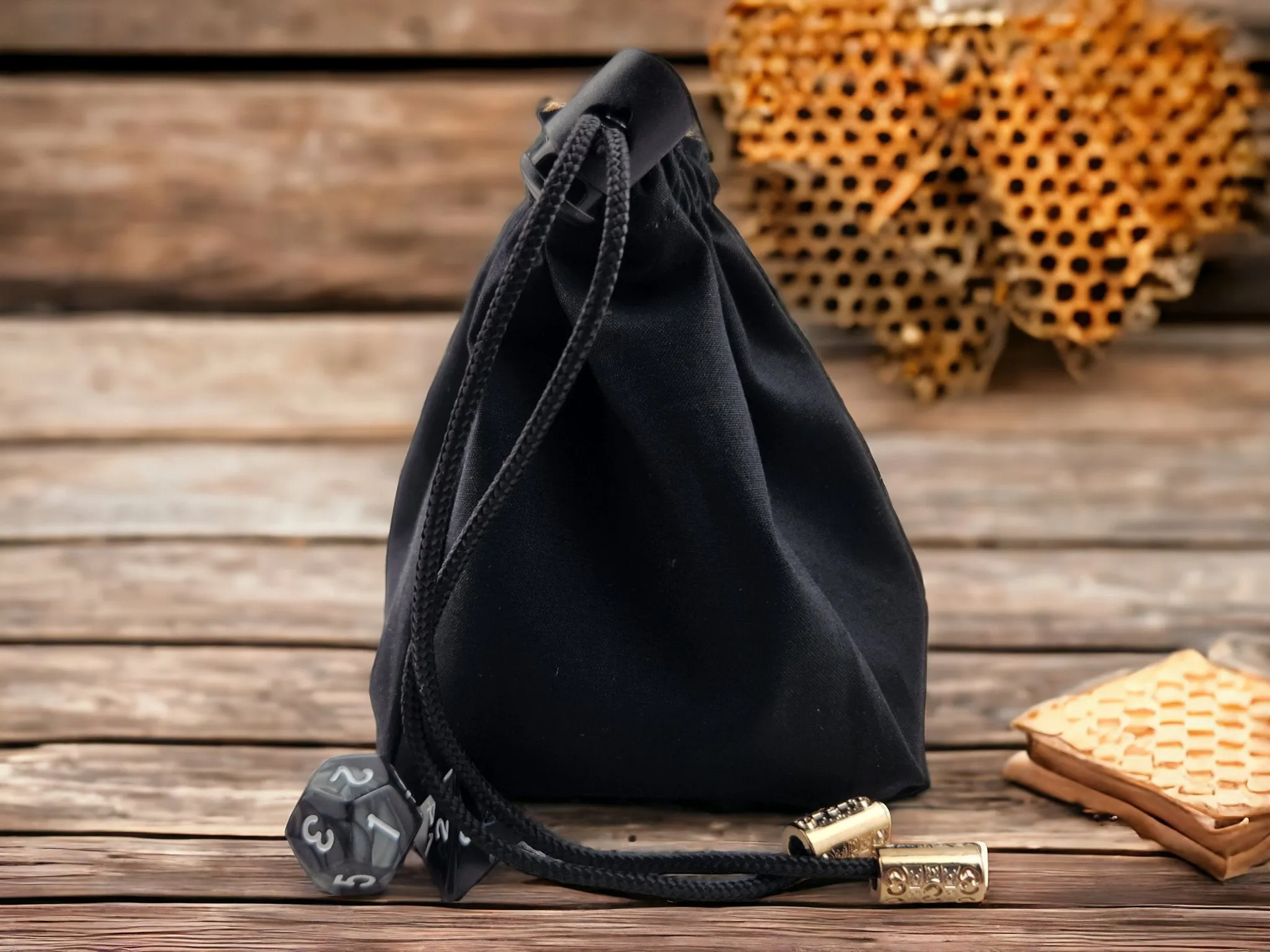 Bee in Flight Dice Bag