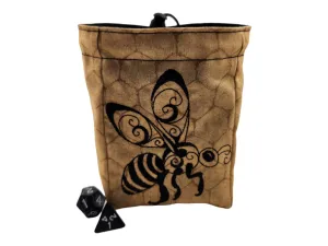 Bee in Flight Dice Bag