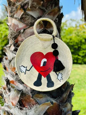 Benito Corazón Palm Leaf Bag