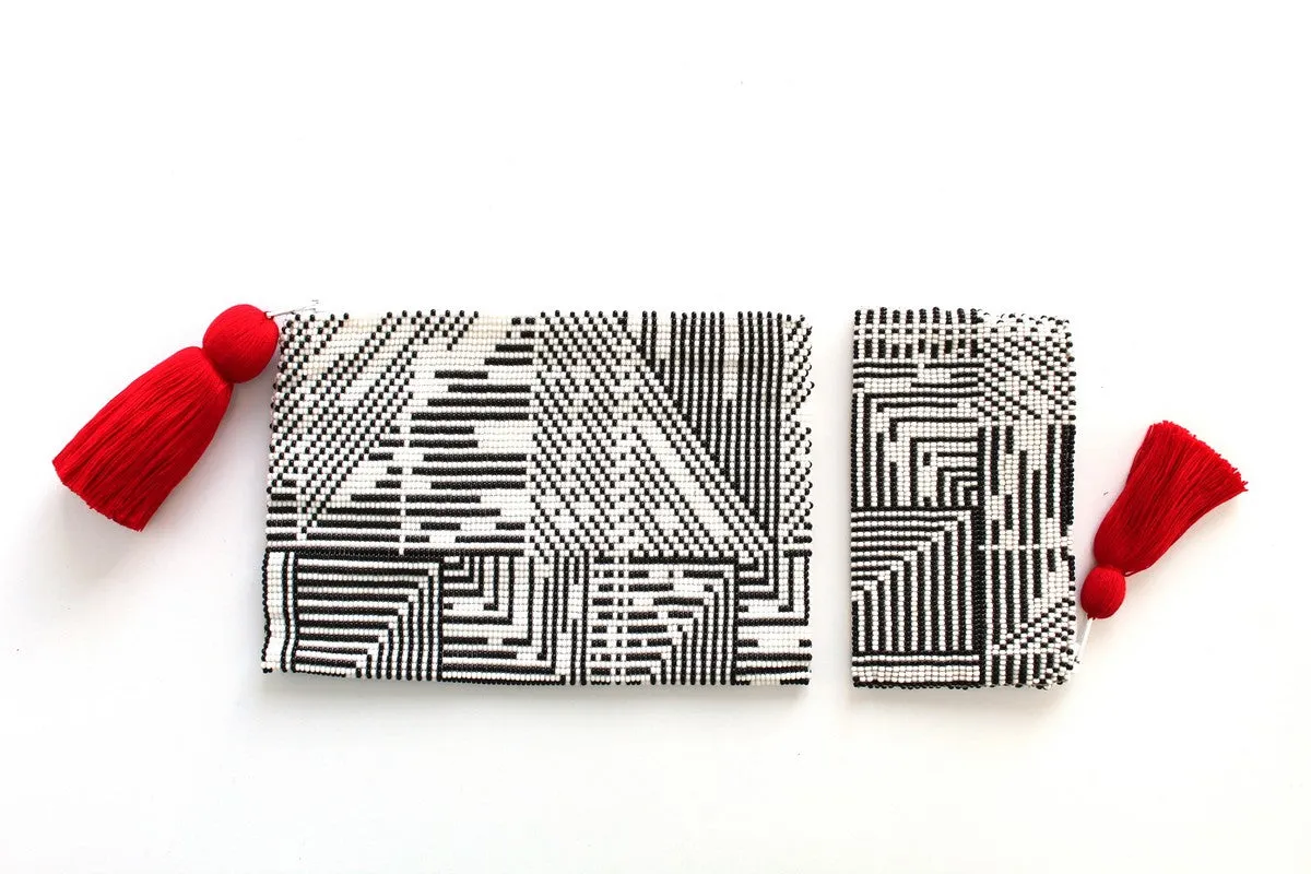 Black Geo Coin Purse