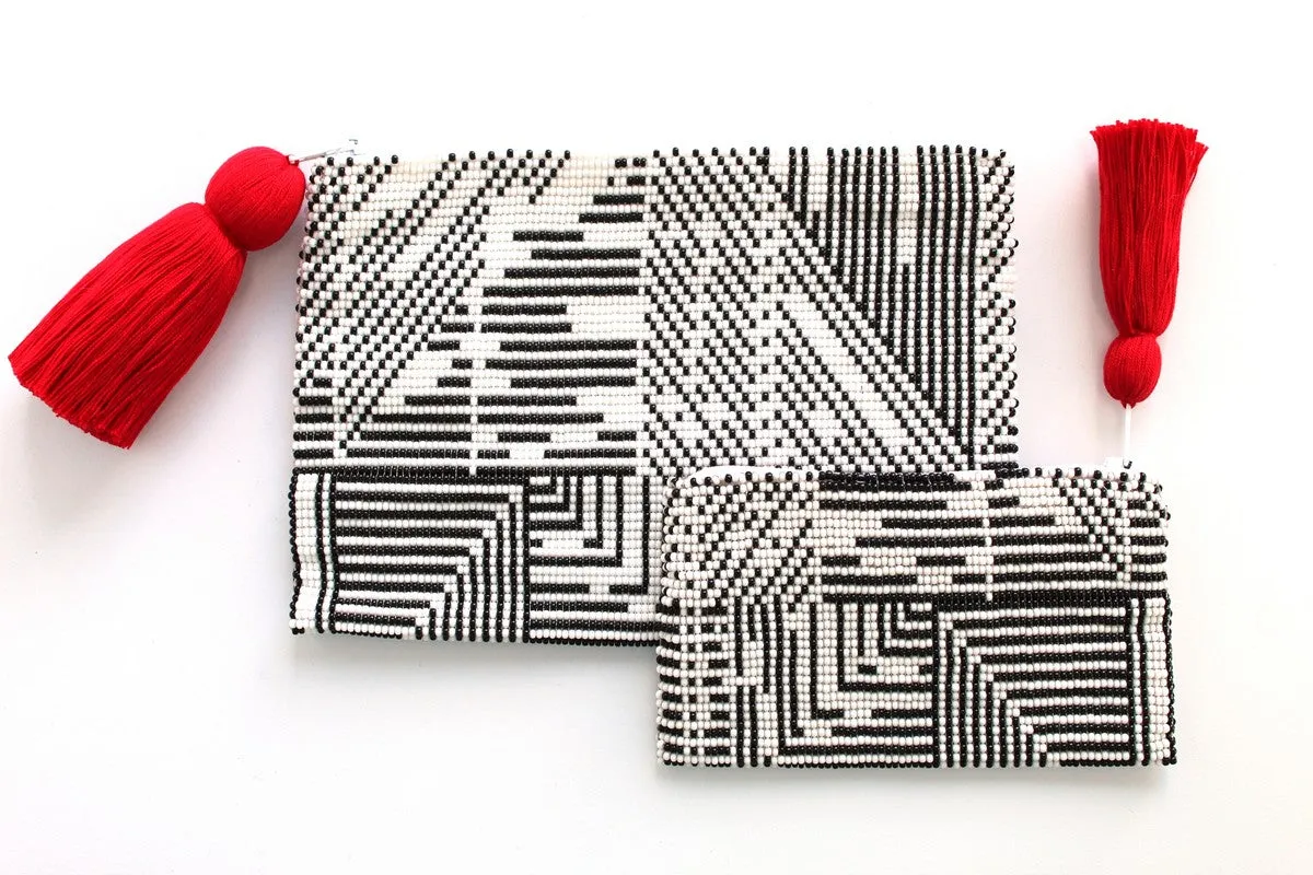 Black Geo Coin Purse