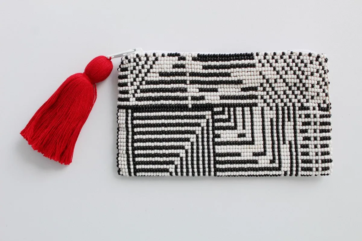 Black Geo Coin Purse