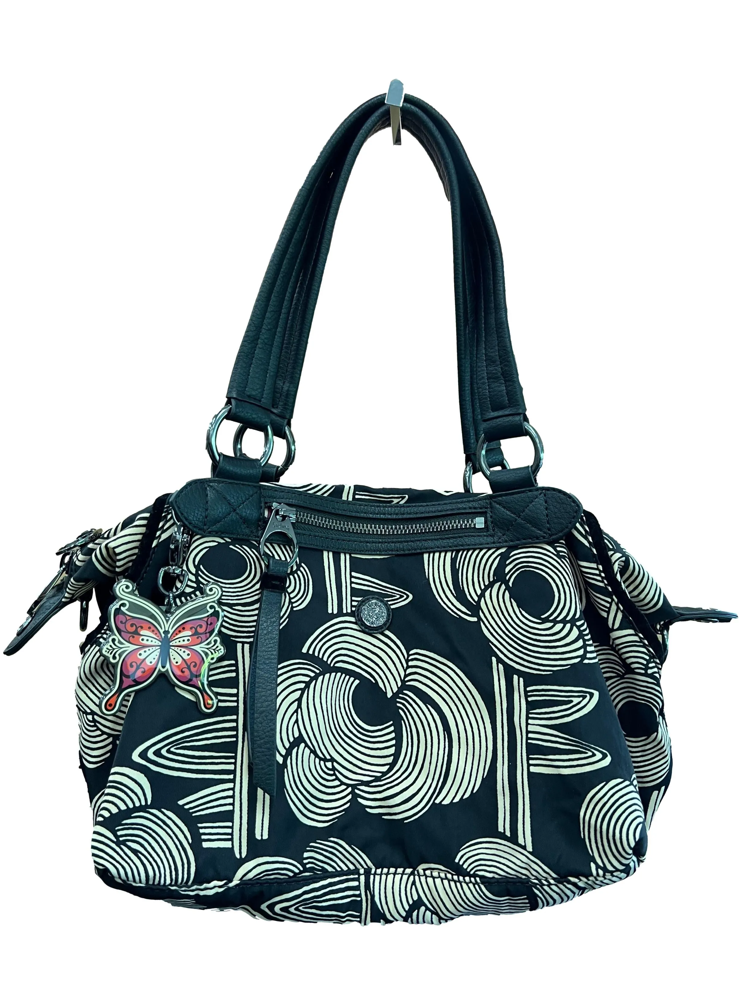 Black Rose Printed Kipling X Anna Sui Bag