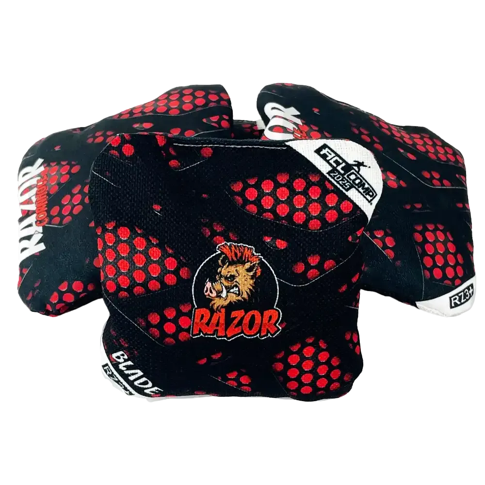 Blade | Mesh Red | ACL COMP Razor Cornhole Bags