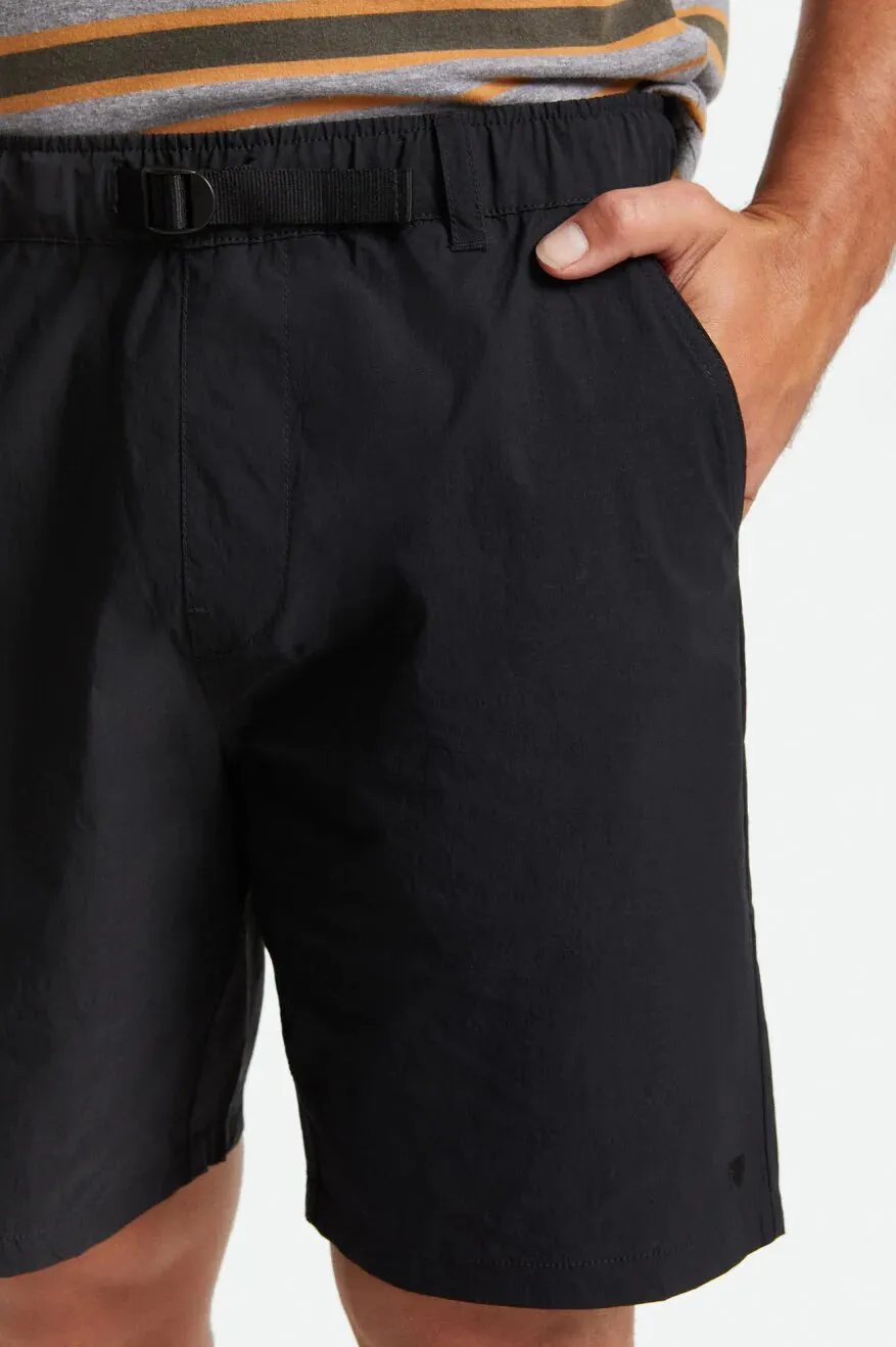 Brixton Steady Cinch Utility Nylon Shorts Black