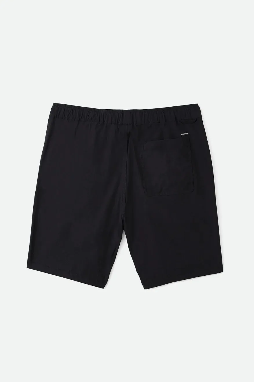 Brixton Steady Cinch Utility Nylon Shorts Black