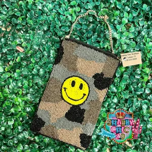 Camo Beaded Bag