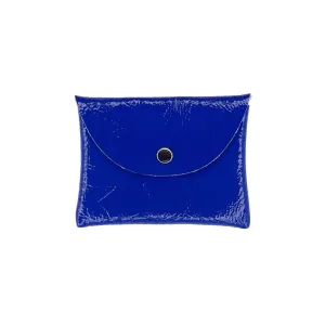 Candy Patent Lili Pouch - Cerulean