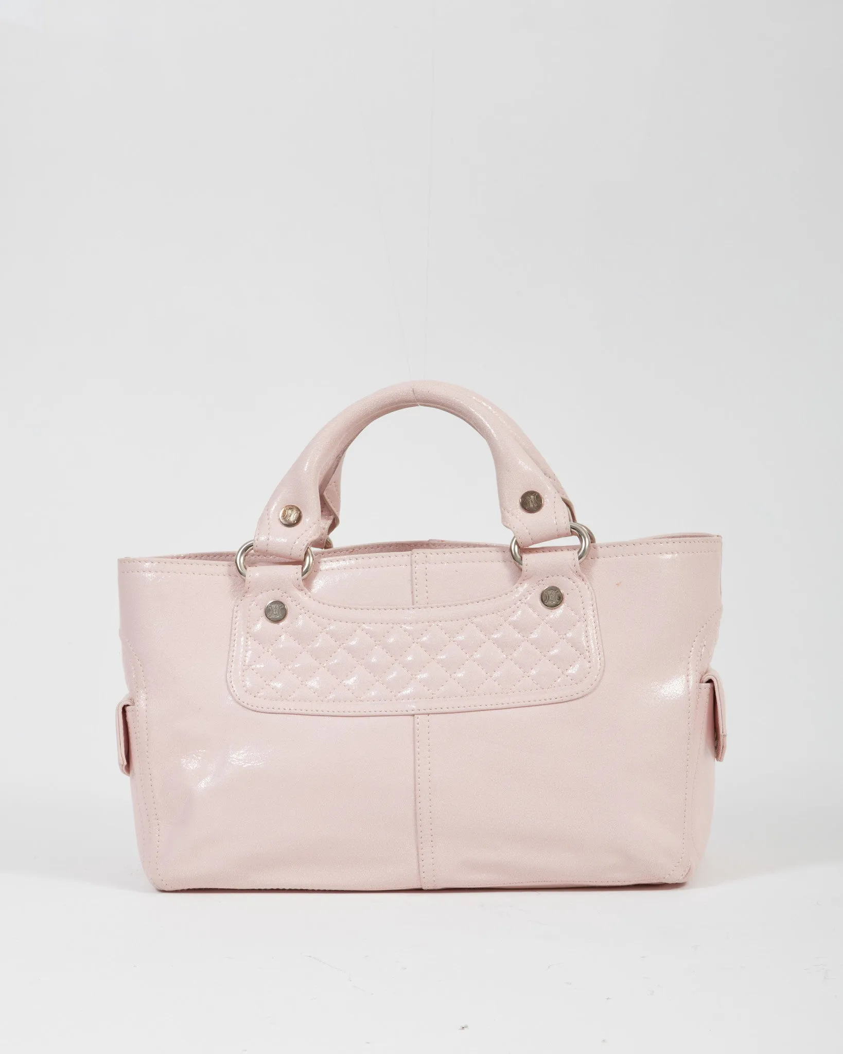Celine Pink Patent Leather Boogie Bag