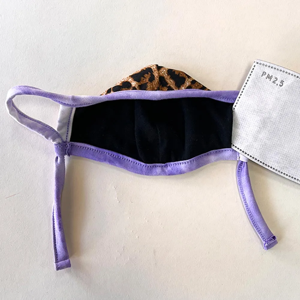 Cheetah w/ Pocket | Grape Tie Dye
