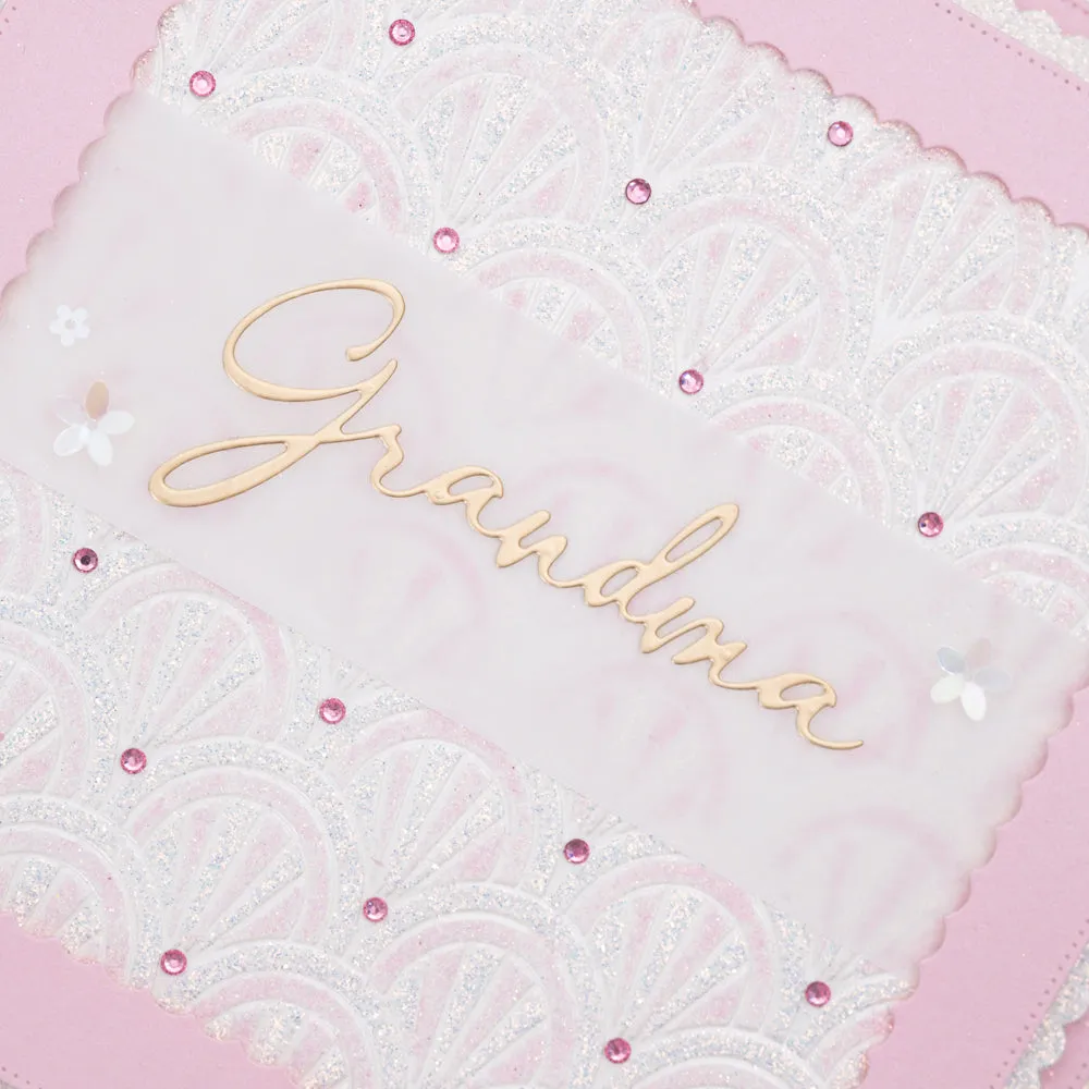 Chloes Creative Cards 8x8 Embossing Folder Fabulous Fan & Decadent Dots Bundle
