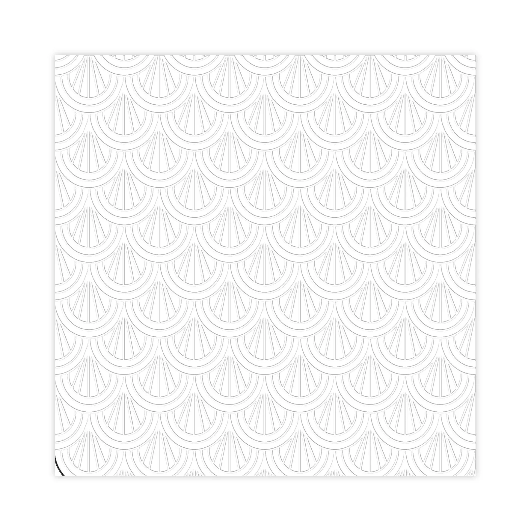 Chloes Creative Cards 8x8 Embossing Folder Fabulous Fan & Decadent Dots Bundle