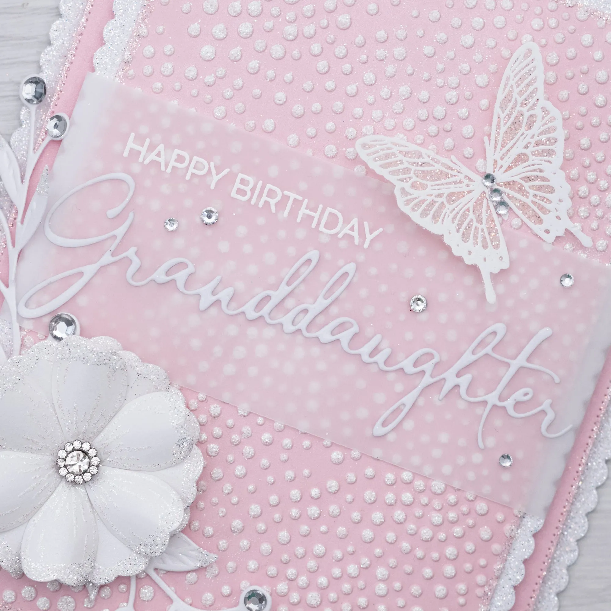 Chloes Creative Cards 8x8 Embossing Folder Fabulous Fan & Decadent Dots Bundle
