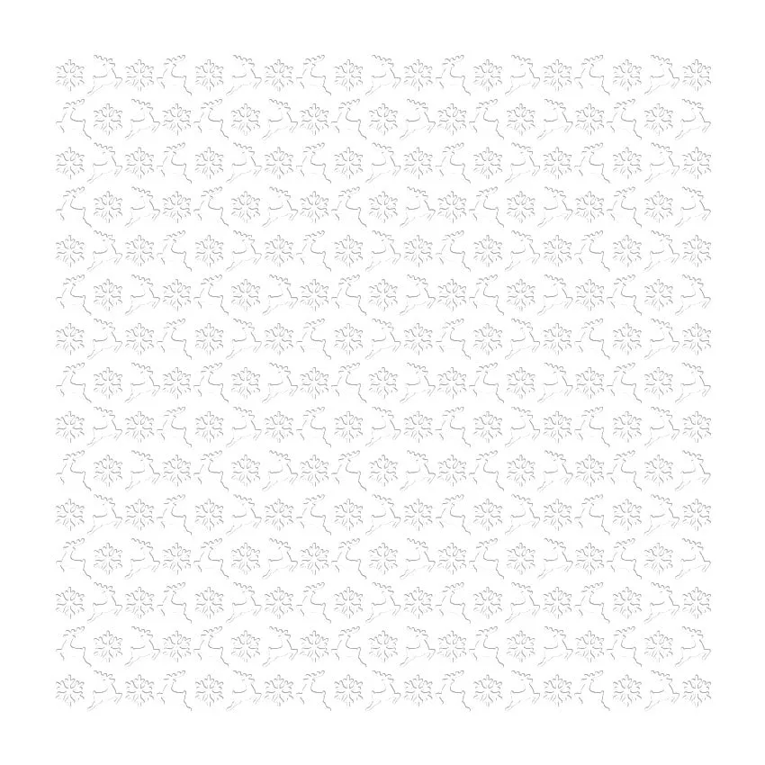 Chloe's Creative Cards - 8x8" 2D Embossing Folder - Dashing through the Snow