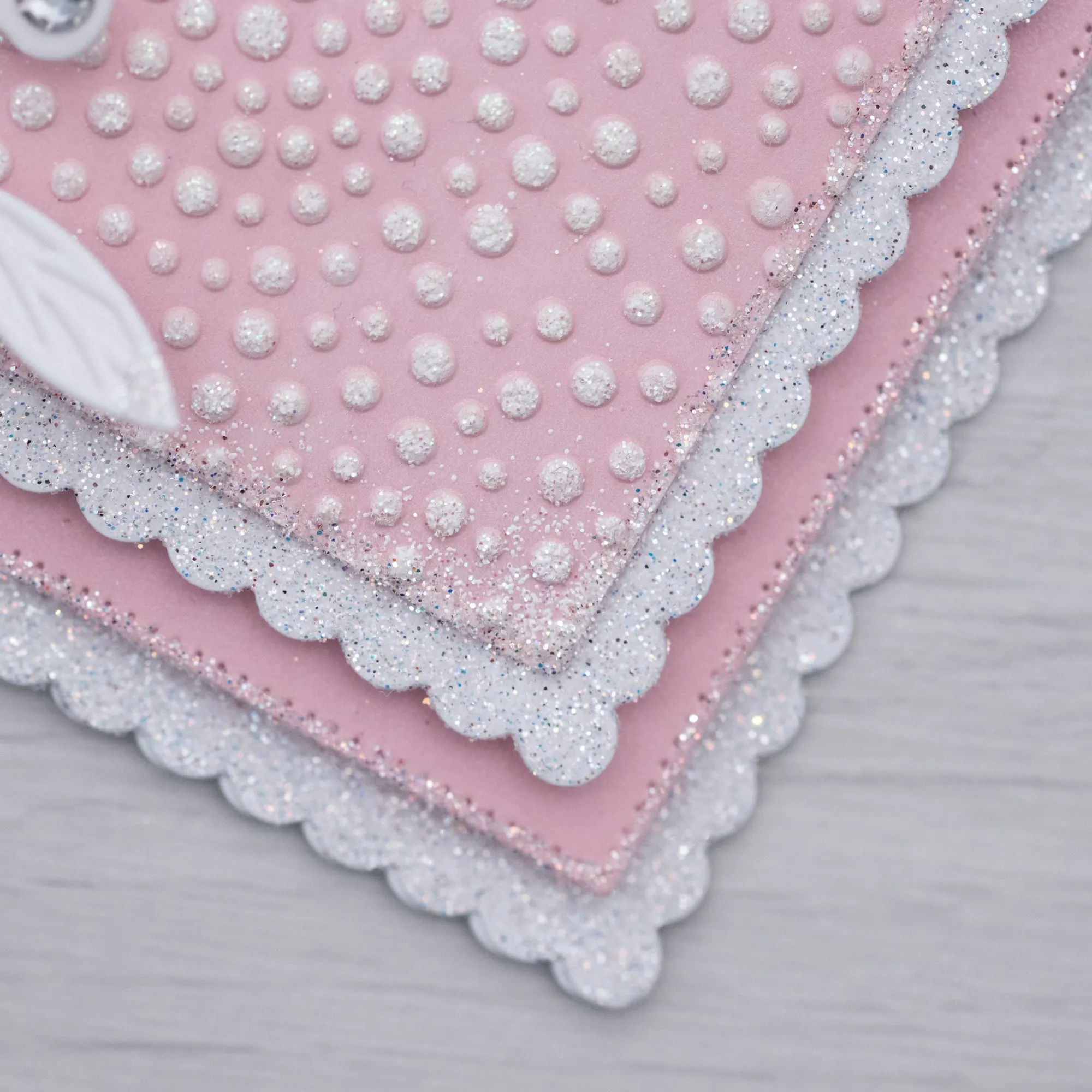 Chloes Creative Cards - 8x8" 2D Embossing Folder - Decadent Dots