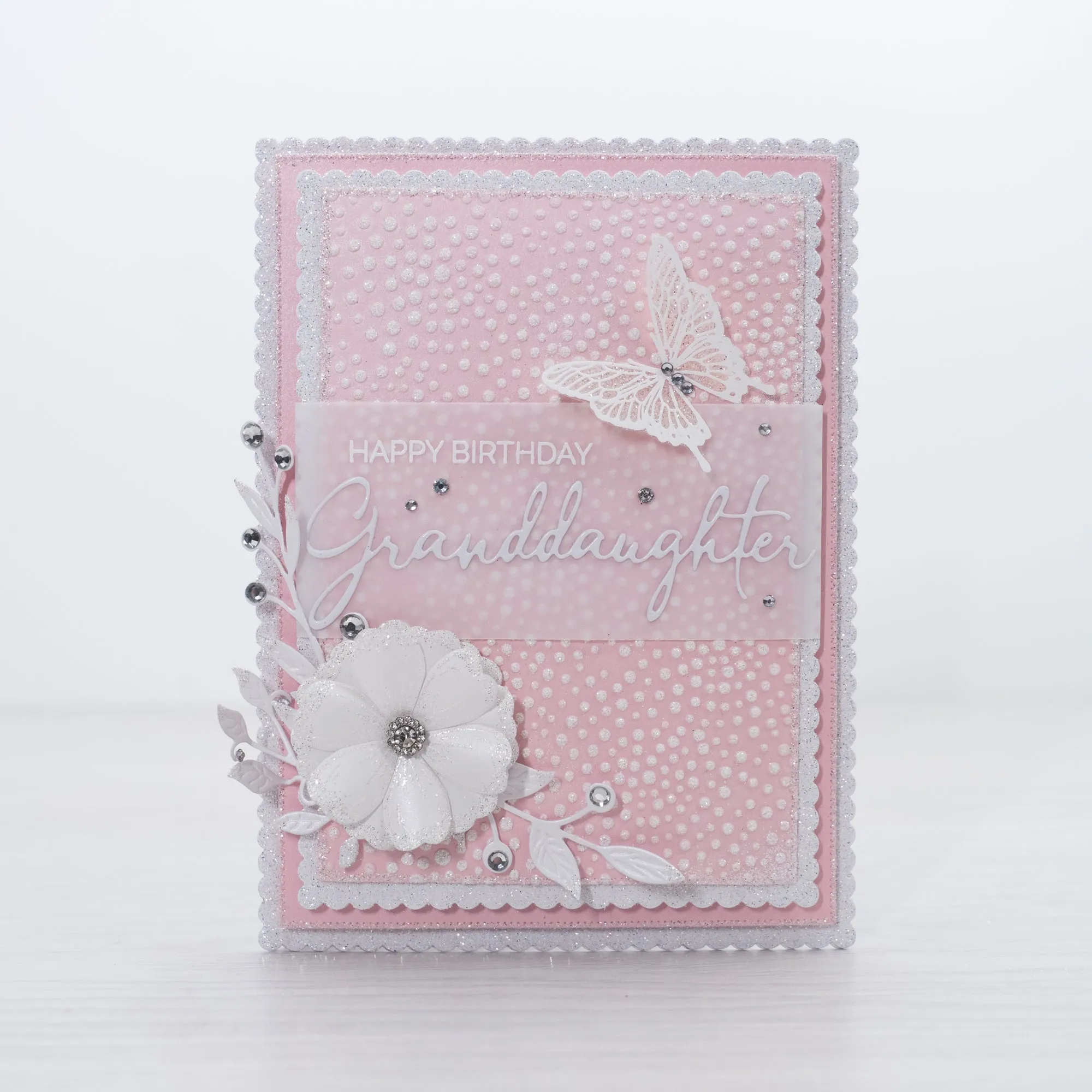 Chloes Creative Cards - 8x8" 2D Embossing Folder - Decadent Dots