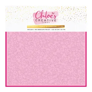 Chloe's Creative Cards - 8x8" 2D Embossing Folder - Gingerbread People