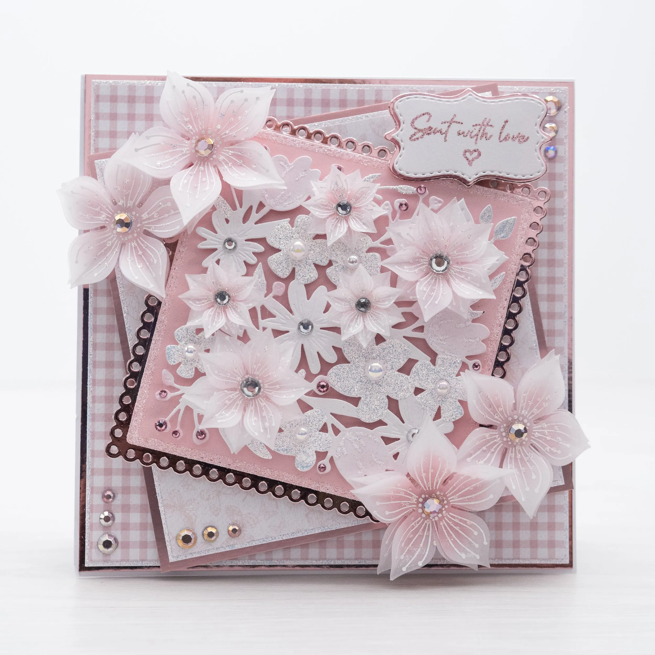 Chloes Creative Cards Metal Die Set - Floral Panel
