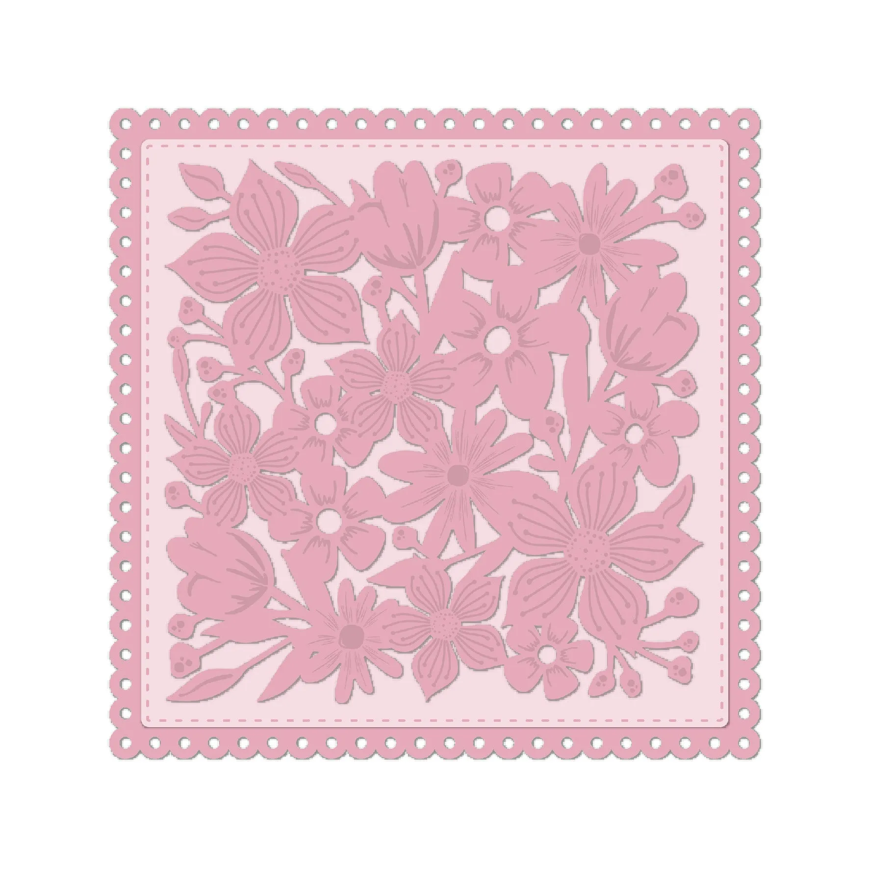 Chloes Creative Cards Metal Die Set - Floral Panel