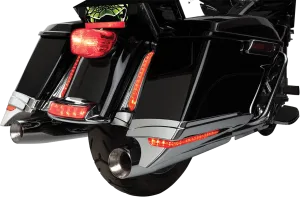Ciro 40000 Saddlebag Extensions - Chrome