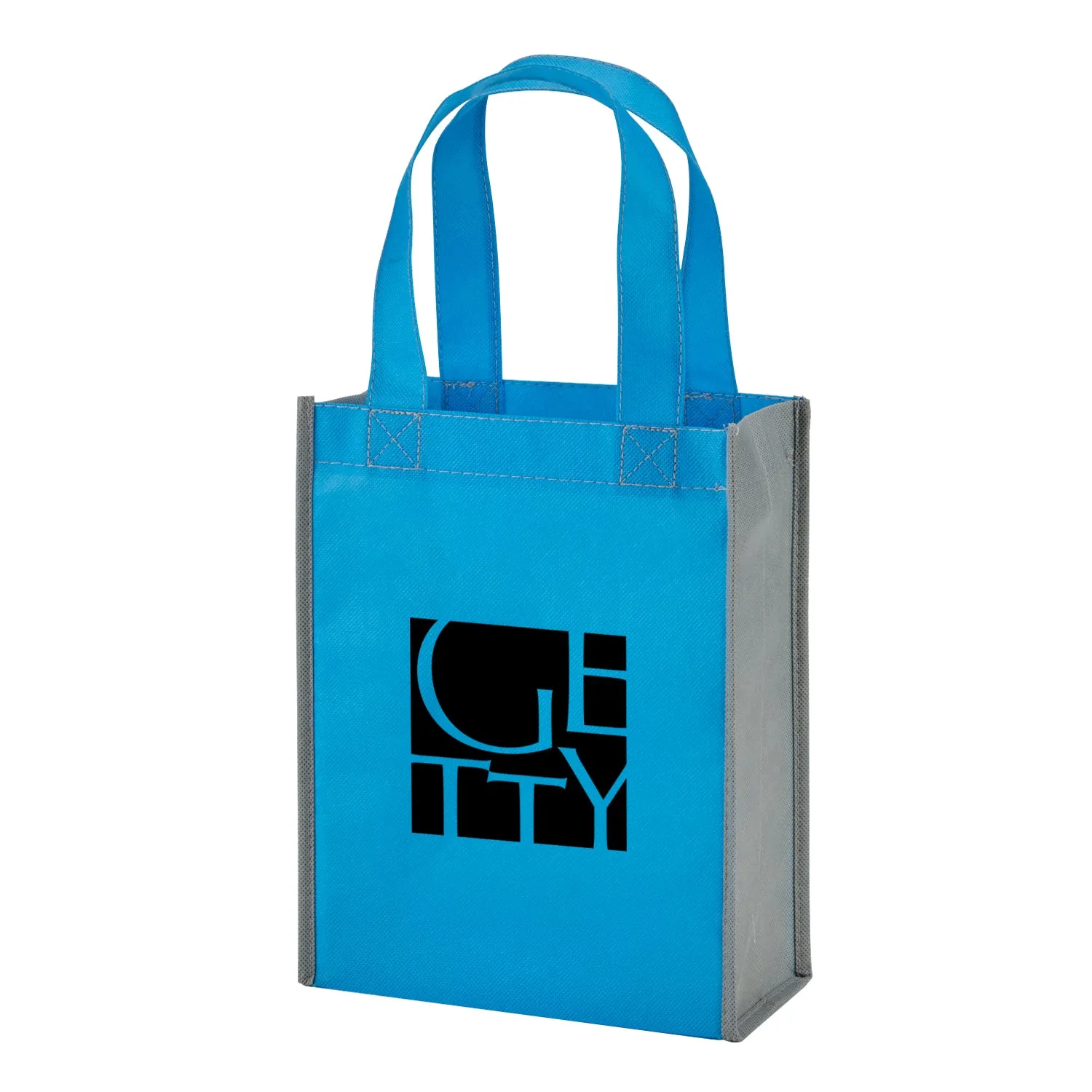 COLOR COMBINATION NON-WOVEN GIFT TOTE