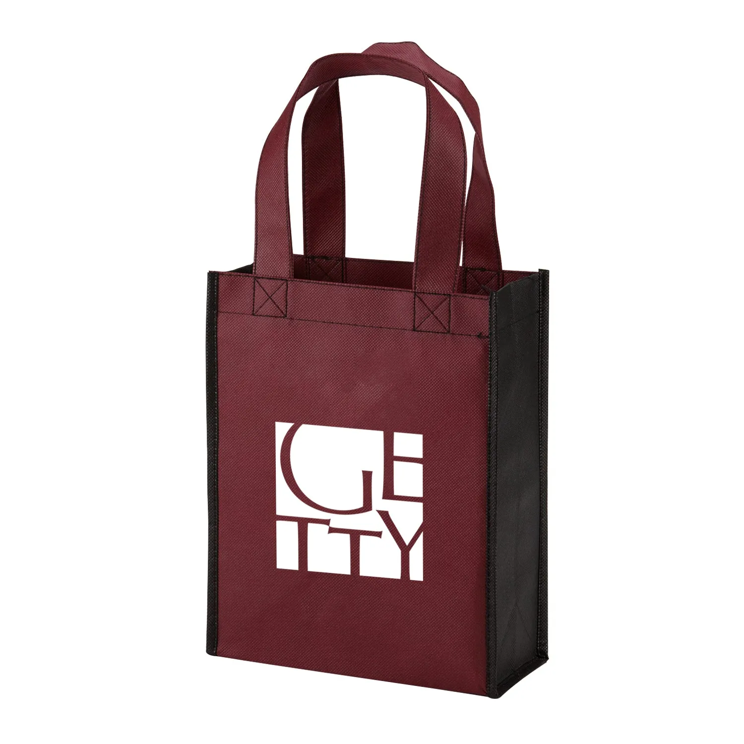 COLOR COMBINATION NON-WOVEN GIFT TOTE