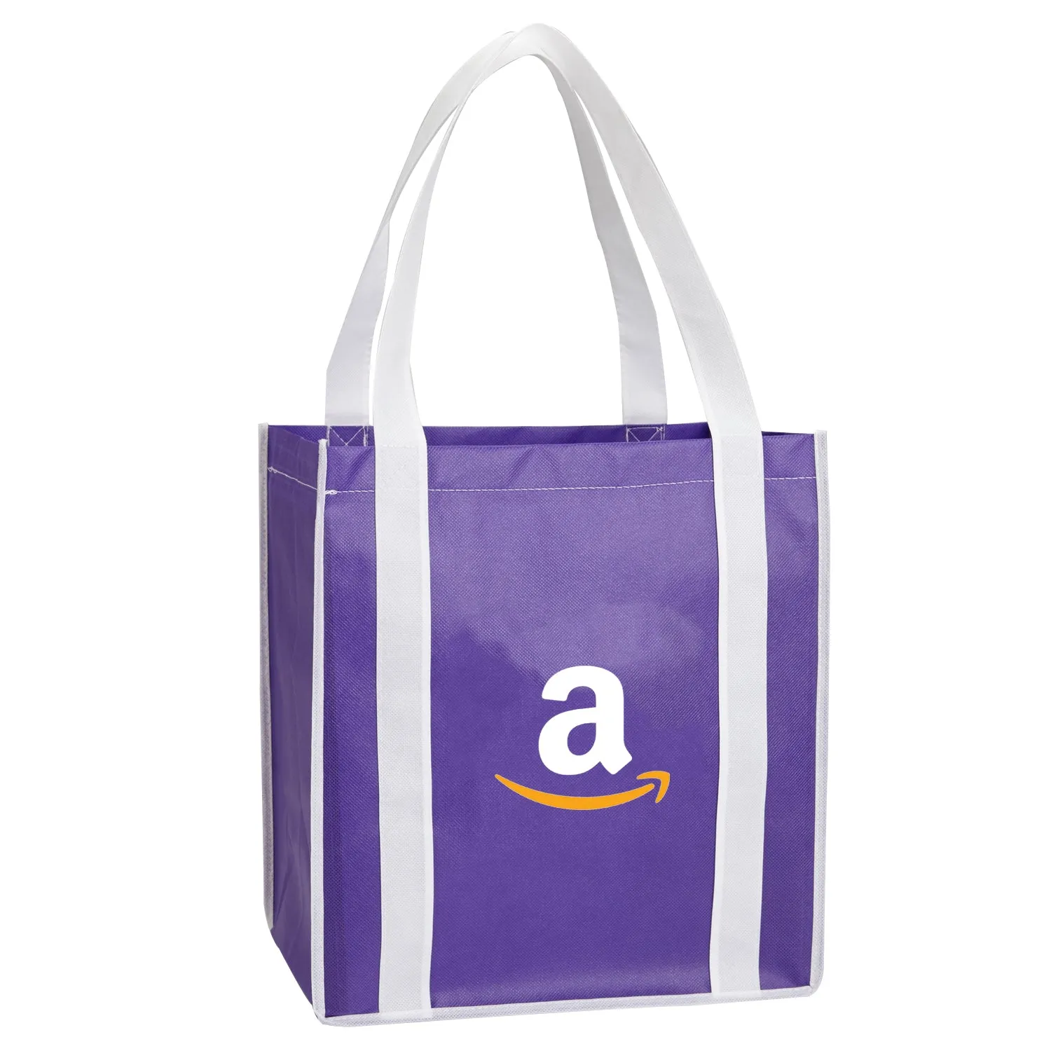 COLOR COMBINATION NON-WOVEN GROCERY TOTE