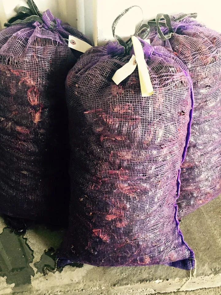 Crawfish Sacks Mesh 16.75"x 29", 40# Domestic with Pull